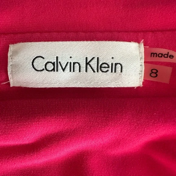 Calvin Klein Pink Wrap Dress size 8 - Picture 4 of 6